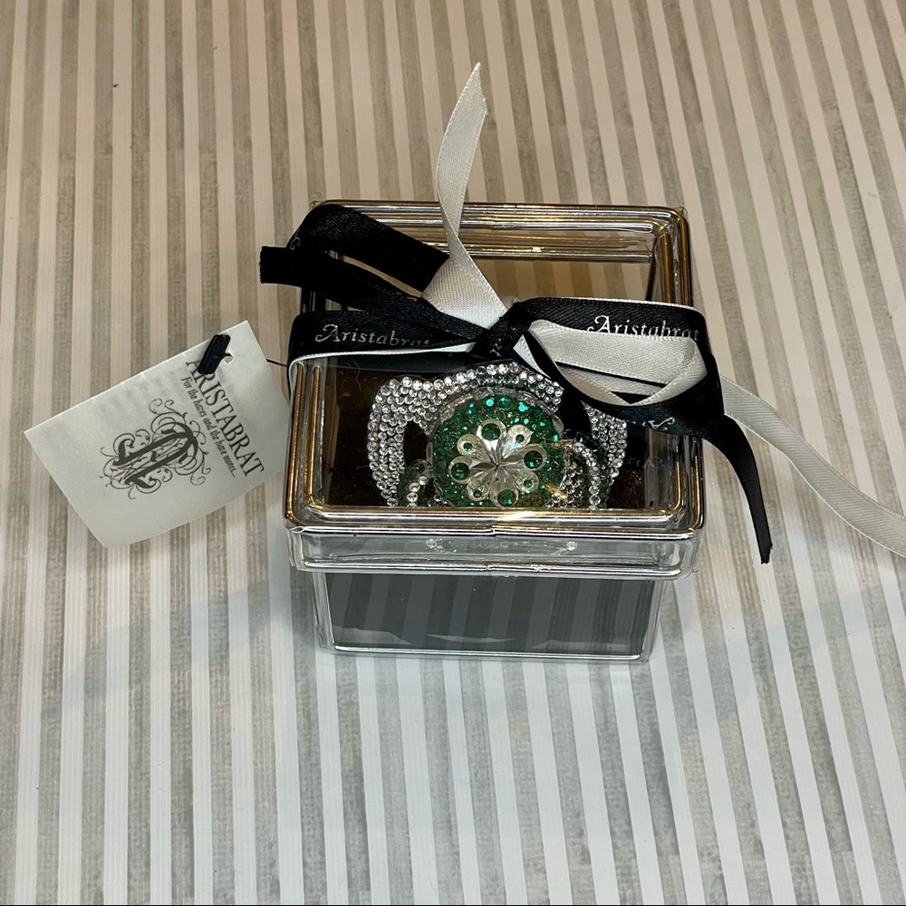NWT! Aristabrat Swarovski Crystal Baby Pacifier - Picture 2 of 5